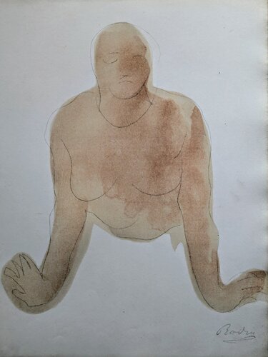 Original Lithograph in colors, Nude, 1902 von Auguste Rodin, Werk auf Papier kaufen auf Singulart