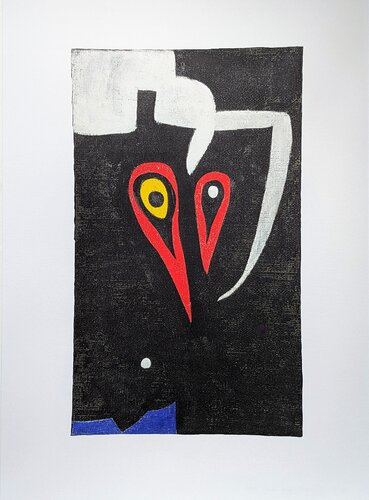 Portrait - Color Lithograph, 1987 di Joan Miró, Opera su carta in vendita su Singulart