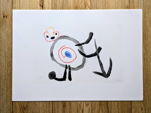 Enfance d'Ubu IX - Color Lithograph, 1987 di Joan Miró, Opera su carta in vendita su Singulart