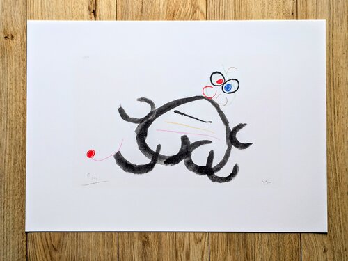 Enfance d'Ubu X - Color Lithograph, 1987 di Joan Miró, Opera su carta in vendita su Singulart