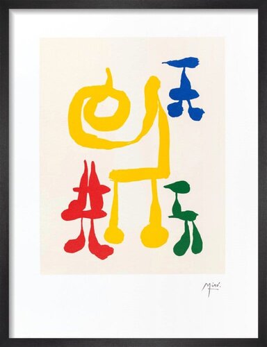 Lithograph in colors - Surrealist composition II di Joan Miró, Opera su carta in vendita su Singulart