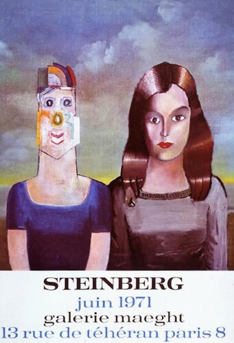 The Couple, 1971 by Saul Steinberg, Work on Paper for Sale on Singulart