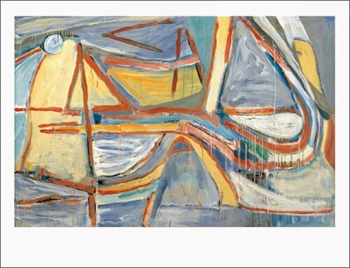 Abstract Composition-Large Lithograph in colors by Bram van Velde, Work on Paper for Sale on Singulart