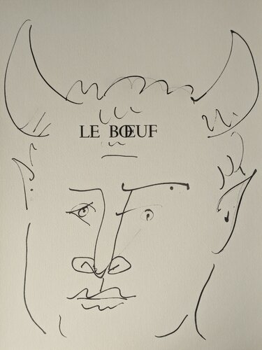 Beef/Le Boeuf-Limited edition original lithograph, 1957 van Pablo Picasso, Werk op papier te koop op Singulart