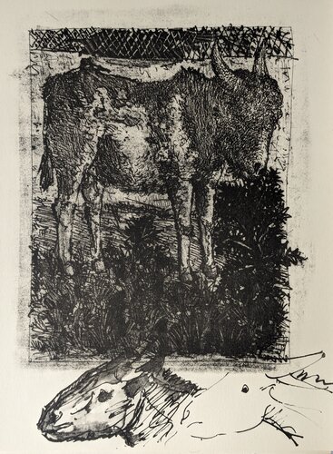 The Donkey/L'Ane-Limited edition original lithograph, 1957 by Pablo Picasso, Work on Paper for Sale on Singulart