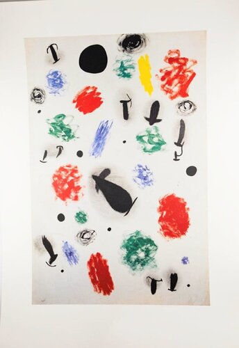 Le Chant de la Prairie, 1964 - Large art impression in colors de Joan Miró, Impresión a la venta en Singulart