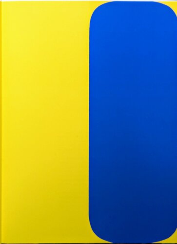 Composition in Yellow and Blue - Original Color Lithograph, 1964 van Ellsworth Kelly, Werk op papier te koop op Singulart