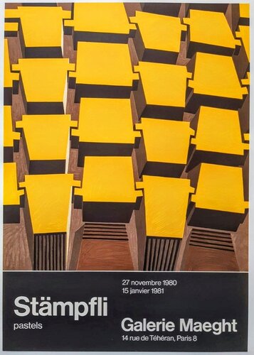 lPeter STÄMPFLI - Expo 80 - Original Vintage poster in lithograph, 1980 di Peter Stämpfli, Opera su carta in vendita su Singulart