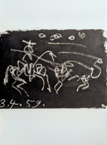 Three Corrida scenes/Toreadors and Bulls -  Original lithographic impressions, 1961 by Pablo Picasso, Work on Paper for Sale on Singulart
