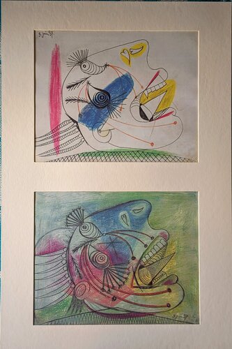 Guernica - Limited edition preparatory sketches von Pablo Picasso, Druck kaufen auf Singulart