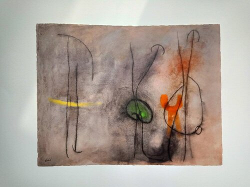 Surrealist composition - Signed Color Lithograph, 1987 di Joan Miró, Opera su carta in vendita su Singulart