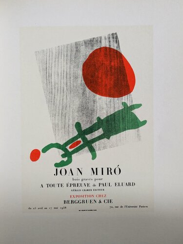 Surrealist composition - Color lithograph, 1959 di Joan Miró, Opera su carta in vendita su Singulart