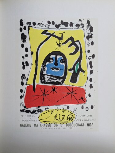 Surrealist composition - Color lithograph, 1959 di Joan Miró, Opera su carta in vendita su Singulart