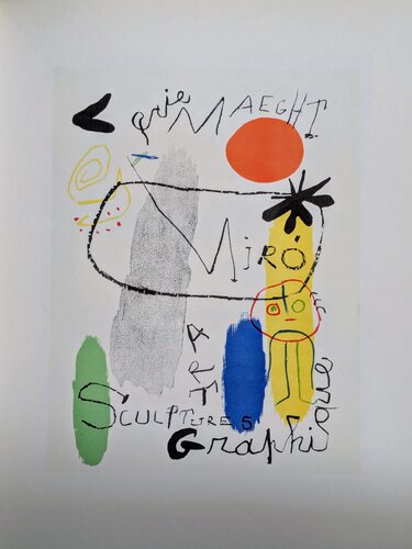 Surrealist composition - Color lithograph, 1959 di Joan Miró, Opera su carta in vendita su Singulart