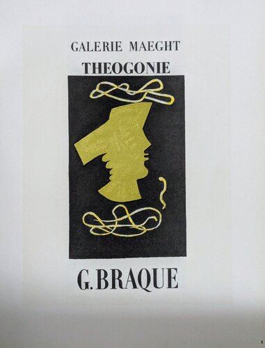 Portrait  / Braque exhibition- Color lithograph, 1959 by Georges Braque, Work on Paper for Sale on Singulart