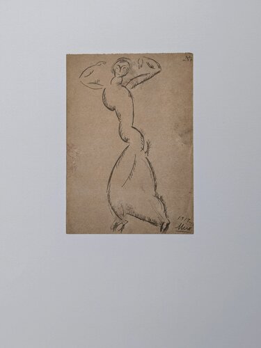 Dancing Girl - Color Lithograph, 1987 di Joan Miró, Opera su carta in vendita su Singulart