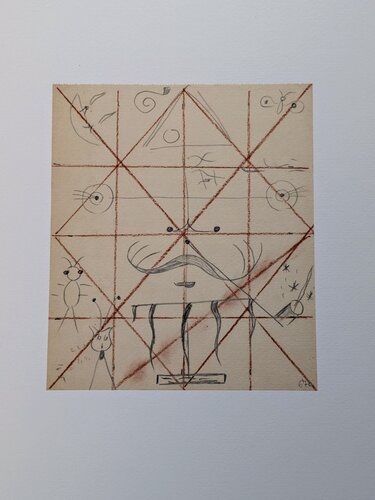 Study for peasant head - Limited edition Lithograph, 1987 de Joan Miró, Obra en papel a la venta en Singulart