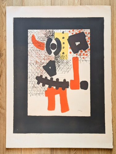 The Warrior - Hand-Signed Lithograph in colors di GLEB Thomas, Opera su carta in vendita su Singulart