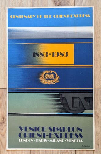 Orient Express - Signed Color Lithography, 1982 von Pierre Fix-Masseau, Werk auf Papier kaufen auf Singulart