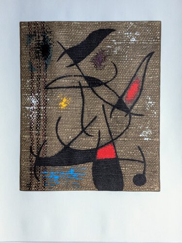 Seated Woman V- Original  Lithograph in colors,  1965 de Joan Miró, Obra en papel a la venta en Singulart