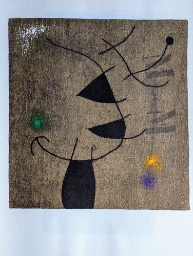 Seated Woman X - Original  Lithograph in colors,  1965 de Joan Miró, Obra en papel a la venta en Singulart