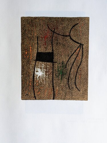 Seated Woman XVII - Original  Lithograph in colors,  1965 di Joan Miró, Opera su carta in vendita su Singulart