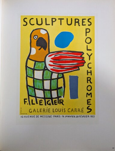 Sculptures - Lithograph in colors, 1959 par Fernand Léger, Œuvre sur papier en vente sur Singulart