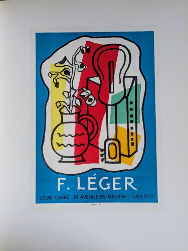 Still life - Lithograph in colors, 1959 by Fernand Léger, Work on Paper for Sale on Singulart