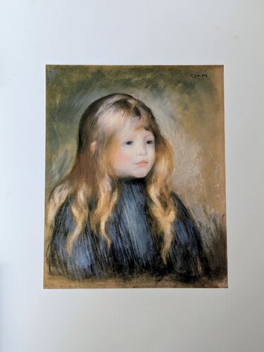Portrait of Edmond Renoir - Limited edition color lithograph von Pierre-Auguste Renoir, Werk auf Papier kaufen auf Singulart