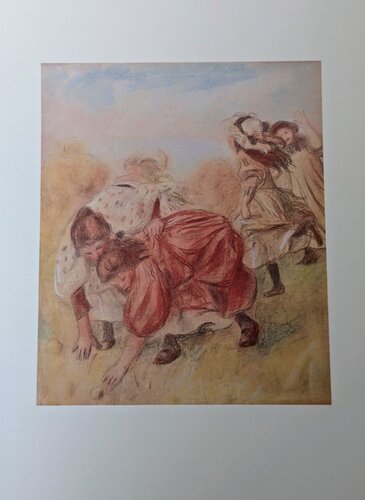 Girls working land - Limited edition color lithograph von Pierre-Auguste Renoir, Werk auf Papier kaufen auf Singulart