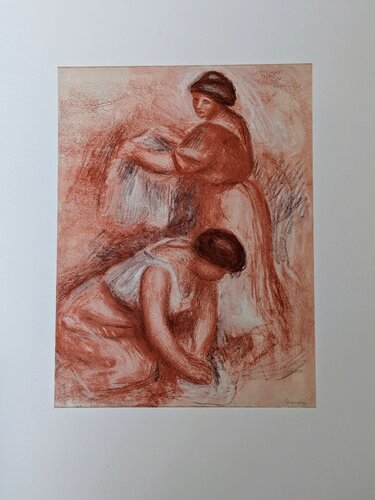 Women washing - Limited edition color lithograph von Pierre-Auguste Renoir, Werk auf Papier kaufen auf Singulart