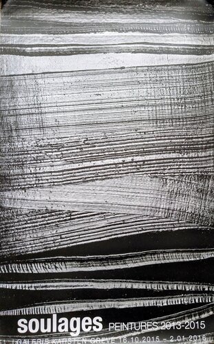 Abstraction - Limited edition screen print for Soulages exhibit, 2015 di Pierre Soulages, Opera su carta in vendita su Singulart