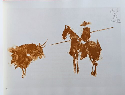 Color Helioengraving on paper, Corrida Scene, 1961 by Pablo Picasso, Print for Sale on Singulart