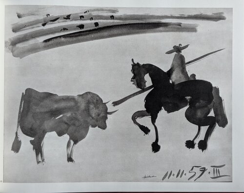 Corrida Scene -  Signed Helioengraving on glossy paper - Corrida Scene, 1961 by Pablo Picasso, Print for Sale on Singulart