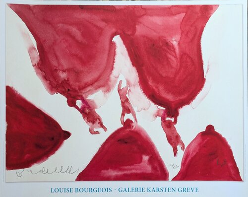 Large signed screen printing in colors-Feeding Frenzy by Louise Bourgeois, Print for Sale on Singulart