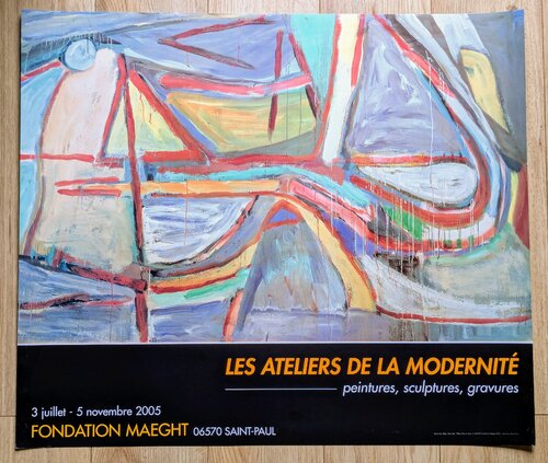 Abstraction - Color offset lithograph, 2005 by Bram van Velde, Work on Paper for Sale on Singulart