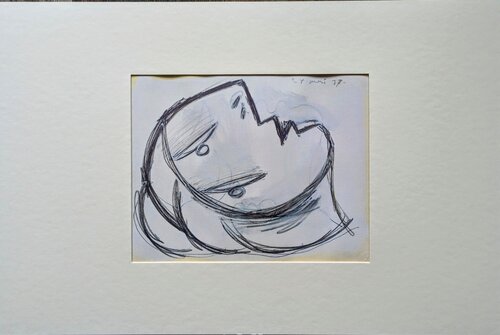 Profile - Limited edition preparatory sketches van Pablo Picasso, Afdruk te koop op Singulart