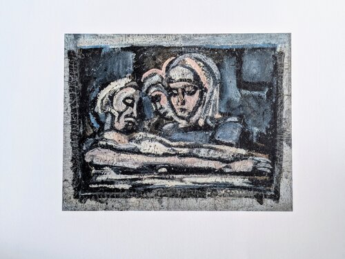 Au pressoir le raisin fut foulé -  Art impression in colors by Georges Rouault, Print for Sale on Singulart