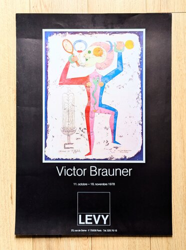 Surrealist Character - Signed Color lithographic poster, 1978 de Victor Brauner, Obra en papel a la venta en Singulart