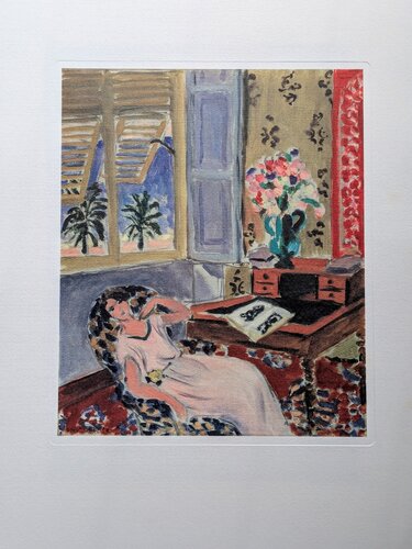 Seated Woman - Lithograph in colors von Henri Matisse, Druck kaufen auf Singulart