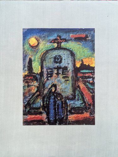 Georges Rouault - De Profundis - Fine art impression in colors mounted on Arches paper, 1947 by Georges Rouault, Print for Sale on Singulart