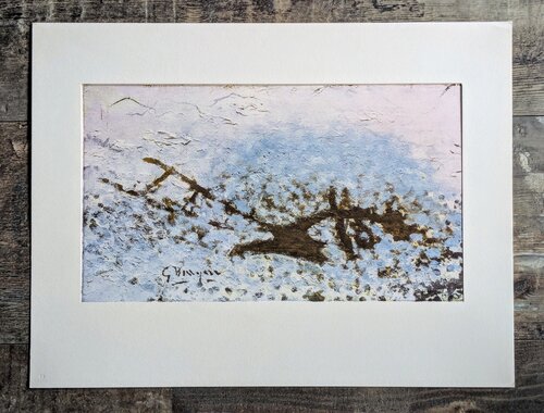 The Plow - Phototype on paper, plate signed, 1962 von Georges Braque, Druck kaufen auf Singulart