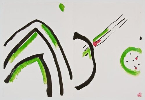 Abstraction - Diptych, lithograph in colors, 1965 van Pierre Tal-Coat, Werk op papier te koop op Singulart