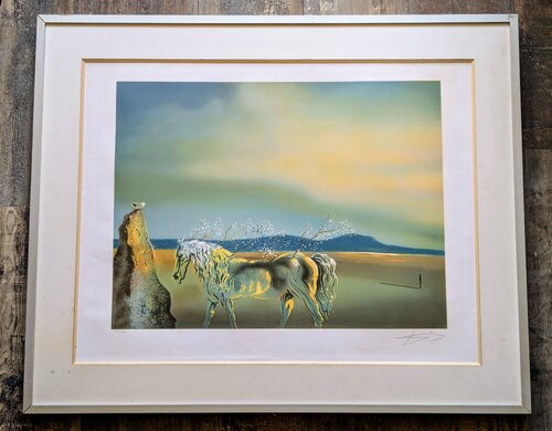 Salvador DALI (1904-1989) - L'unicorn allegre/Metamorphosis of Plants, Hand-Signed Color lithograph by Salvador Dalí, Work on Paper for Sale on Singulart