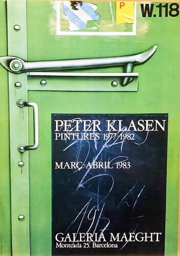 The Green Door, 1983 - Original poster in offset lithograph, 1983 von Peter Klasen, Druck kaufen auf Singulart