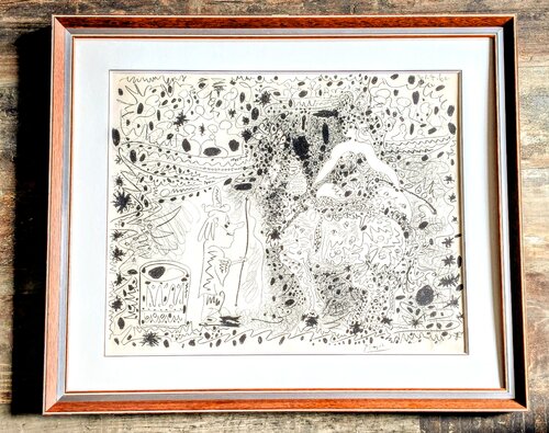 Signed and dated Original Lithograph, 1960-The Circus Rider/L'Ecuyère (Bloch 999, Mourlot 333), 1960 by Pablo Picasso, Work on Paper for Sale on Singulart