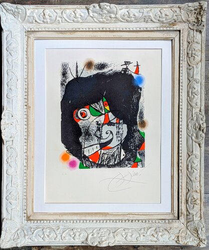 Joan MIRÓ-Rare Hand-Signed Lithograph-Les Révolutions Scéniques du XXe Siècle, 1975 di Joan Miró, Opera su carta in vendita su Singulart