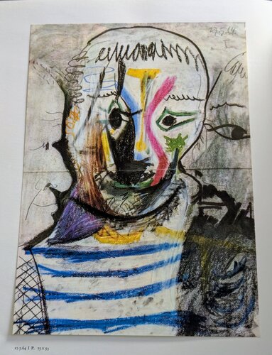 Portraits - Color Art print, 1966 van Pablo Picasso, Afdruk te koop op Singulart