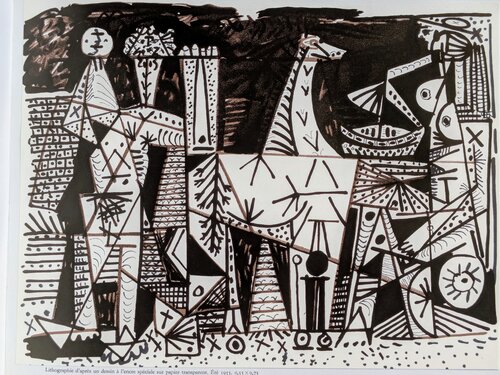 Untitled - Original Color Lithograph, 1966 di Pablo Picasso, Opera su carta in vendita su Singulart