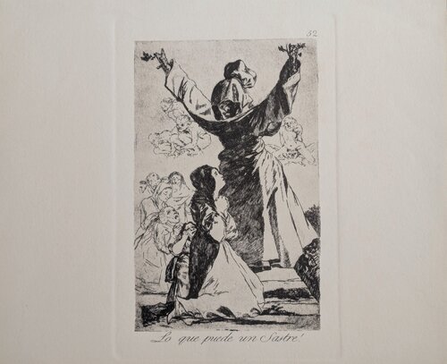 Los Caprichos - Lo que puede un Sastre! - Plate 47 von Francisco de Goya, Druck kaufen auf Singulart